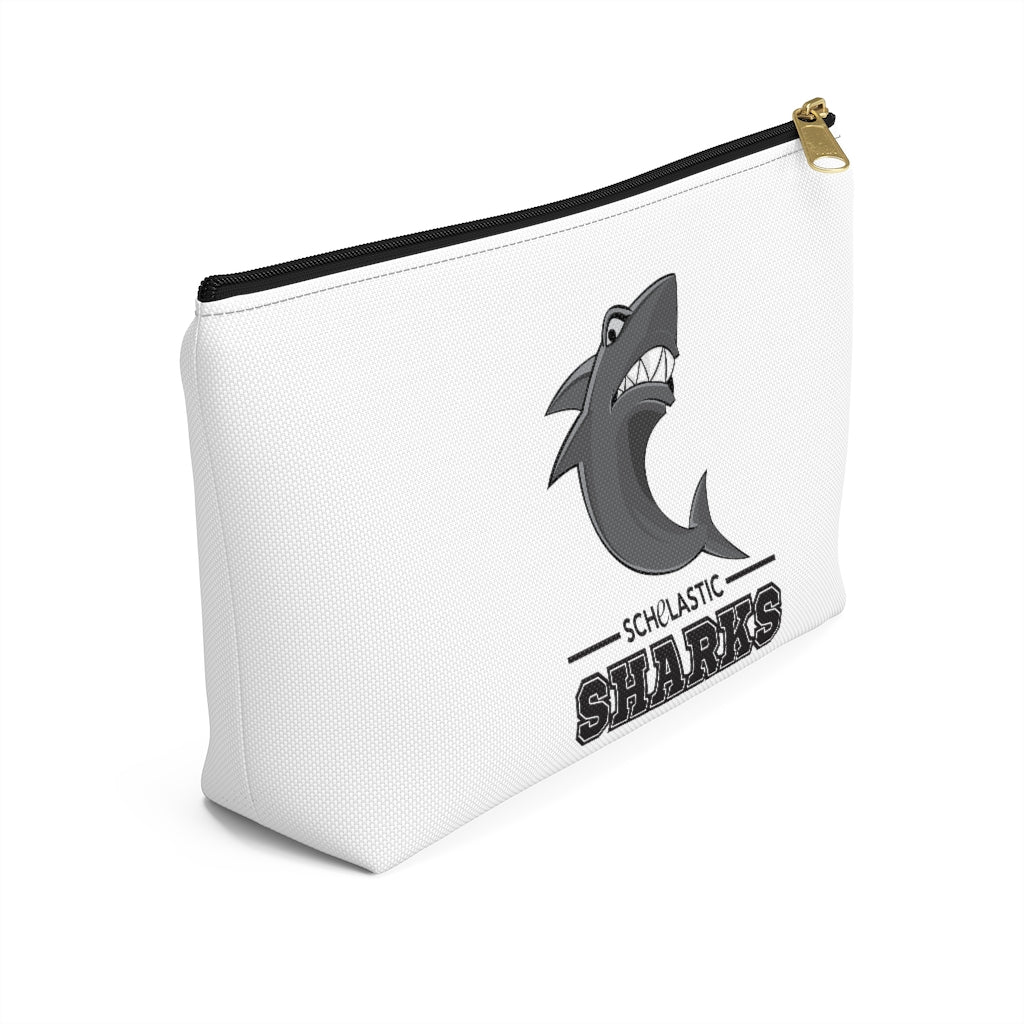 Shark Embroidered Kids Pencil Case